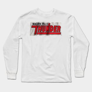 Niagara Falls Thunder OHL Hockey Team Jersey Logo Long Sleeve T-Shirt